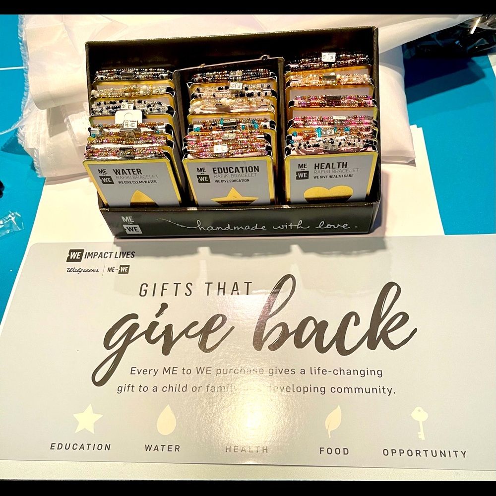COPY - COPY - We to Me Rafiki bracelets 100 lot new in box